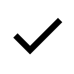 Check Icon from Sharp Line - Streamline Material Set