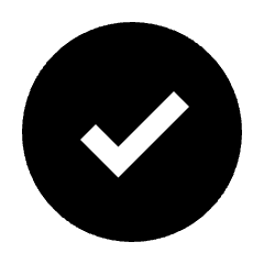 Check Circle Fill Icon from Sharp Fill - Streamline Material Set