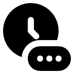 Chronic Fill Icon from Rounded Fill - Streamline Material Set