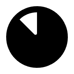 Clock Loader 90 Fill Icon from Rounded Fill - Material Pro Set