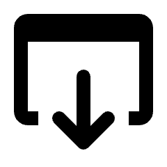 Close Browser Fill Icon from Rounded Fill - Streamline Material Set