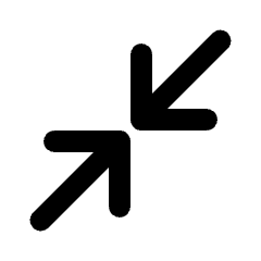 Close Fullscreen Fill Icon from Rounded Fill - Material Pro Set