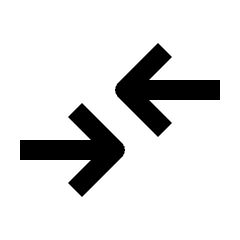 Compare Arrows Fill Icon from Outlined Fill - Streamline Material Set