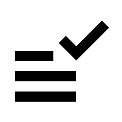 Data Check Fill Icon from Sharp Fill - Material Pro Set