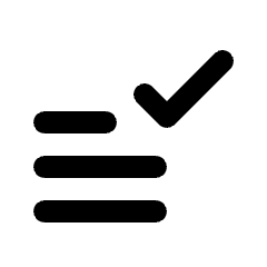 Data Check Fill Icon from Rounded Fill - Material Pro Set