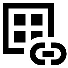 Dataset Linked Icon from Sharp Line - Streamline Material Set