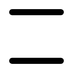 Density Large Icon from Rounded Line - Material Pro Set