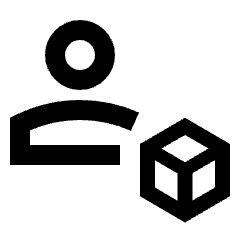 Deployed Code Account Icon from Sharp Line - Material Pro Set