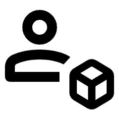Deployed Code Account Icon from Rounded Line - Material Pro Set