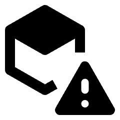Deployed Code Critical Alert Fill Icon from Rounded Fill - Streamline Material Set