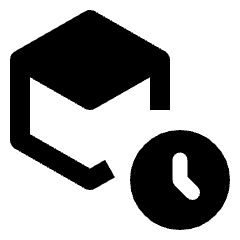 Deployed Code History Fill Icon from Rounded Fill - Material Pro Set