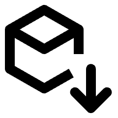 Deployed Code Update Icon from Rounded Line - Material Pro Set