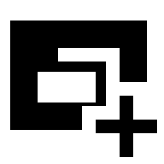 Desktop Landscape Add Fill Icon from Sharp Fill - Material Pro Set