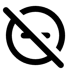 Do Not Disturb Off Icon from Rounded Line - Material Pro Set