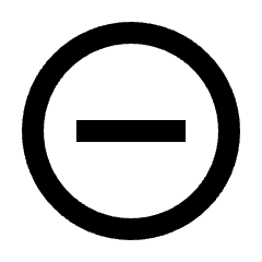 Do Not Disturb On Icon from Outlined Line - Streamline Material Set