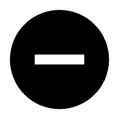 Do Not Disturb On Fill Icon from Sharp Fill - Streamline Material Set