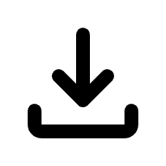 Download Icon from Rounded Line - Streamline Material Set