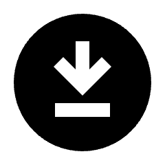 Download For Offline Fill Icon from Sharp Fill - Streamline Material Set