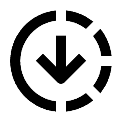 Downloading Icon from Outlined Line - Streamline Material Set