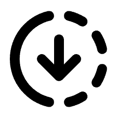 Downloading Fill Icon from Rounded Fill - Streamline Material Set