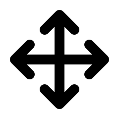 Drag Pan Icon from Rounded Line - Streamline Material Set