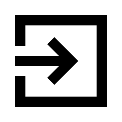 Exit To App Fill Icon from Sharp Fill - Streamline Material Set