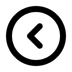 Expand Circle Left Icon from Rounded Line - Streamline Material Set