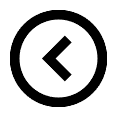 Expand Circle Left Icon from Sharp Line - Streamline Material Set