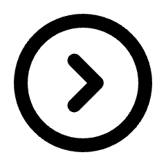 Expand Circle Right Icon from Rounded Line - Streamline Material Set