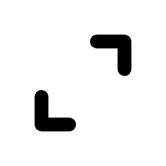 Expand Content Fill Icon from Rounded Fill - Streamline Material Set