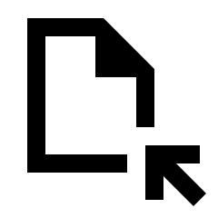 File Open Icon from Sharp Line - Material Pro Set