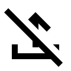 File Upload Off Icon from Sharp Line - Streamline Material Set