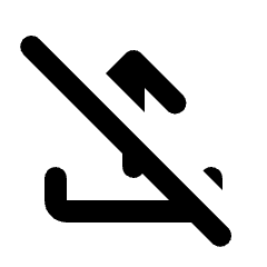 File Upload Off Fill Icon from Rounded Fill - Streamline Material Set