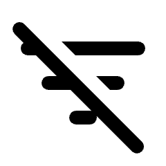 Filter List Off Icon from Rounded Line - Streamline Material Set