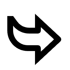 Forward Alt Icon from Outlined Line - Streamline Material Set
