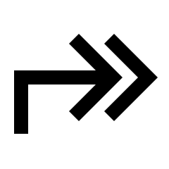 Forward Fill Icon from Sharp Fill - Material Pro Set