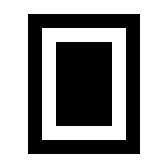 Fullscreen Portrait Icon from Sharp Line - Material Pro Set