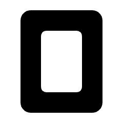 Fullscreen Portrait Fill Icon from Rounded Fill - Material Pro Set