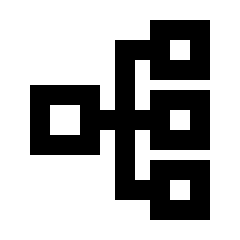 Hierarchy 2 Icon from Sharp Line - Streamline Material Set