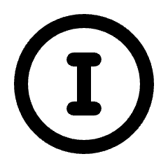 Highlight Text Cursor Icon from Rounded Line - Streamline Material Set