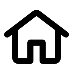 Home Icon from Rounded Line - Streamline Material Set