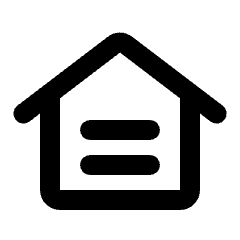 Home Menu Icon from Rounded Line - Streamline Material Set