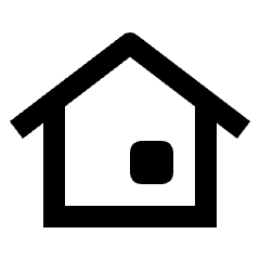 Home Window Icon from Outlined Line - Streamline Material Set