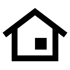 Home Window Icon from Sharp Line - Streamline Material Set