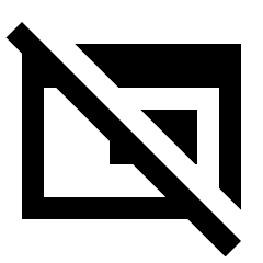 Iframe Off Fill Icon from Sharp Fill - Streamline Material Set
