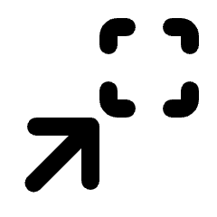 Jump To Element Icon from Rounded Line - Streamline Material Set