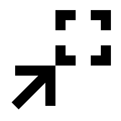 Jump To Element Fill Icon from Sharp Fill - Material Pro Set