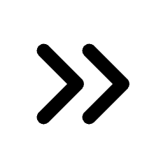 Keyboard Double Arrow Right Fill Icon from Rounded Fill - Streamline Material Set