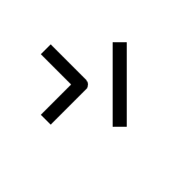 Last Page Icon from Outlined Line - Streamline Material Set