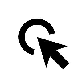 Left Click Fill Icon from Sharp Fill - Material Pro Set